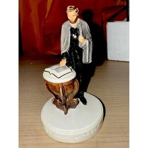 Vintage Sebastian Miniature Abraham Lincoln Handcast Handpainted JL/C/1